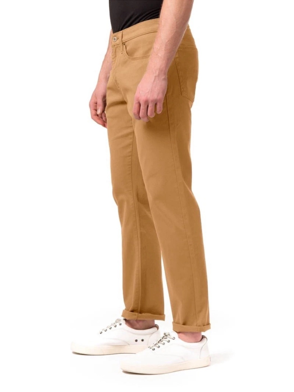 U.S. Polo Assn Black Mallet Mens 34x30 Khaki Slim Stretch Pants NWT